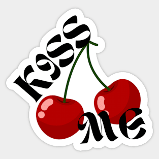 KISS ME Sticker
